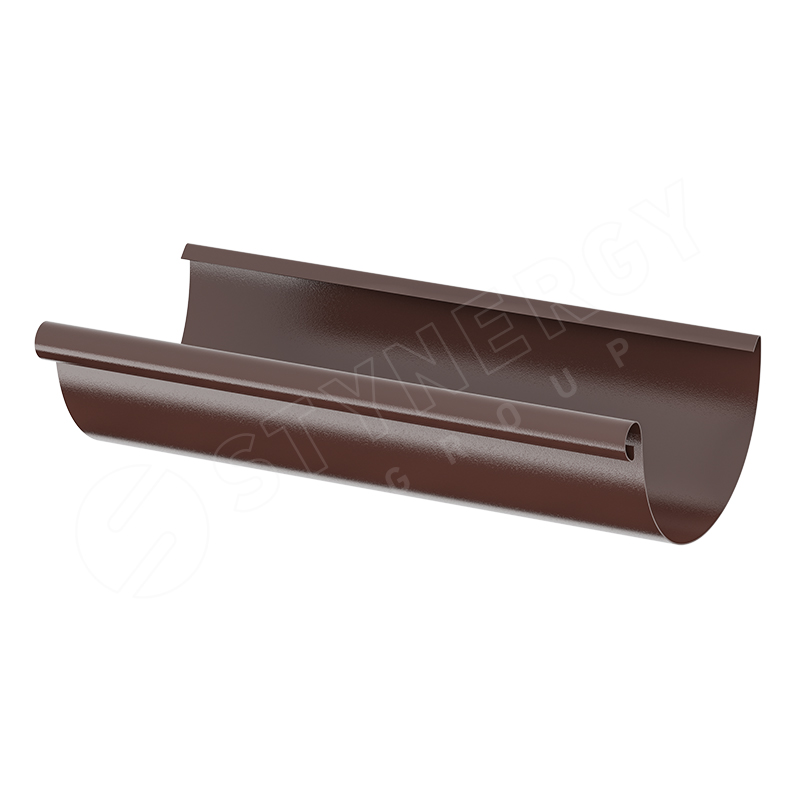 Желоб водосточный полукруглый 3000 мм Stynergy ПРЕМИУМ PU 125/90 RAL 8017