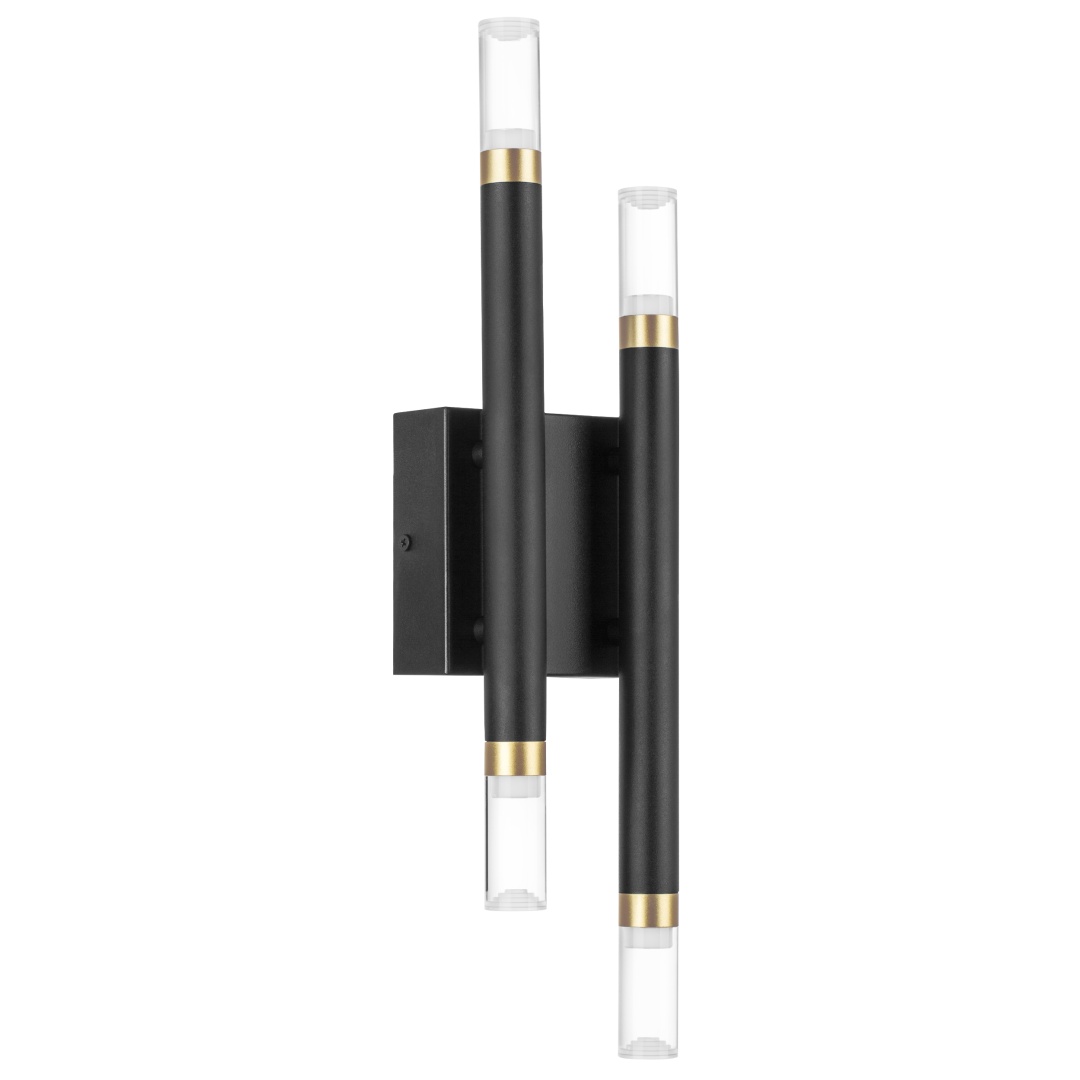 734647 Бра IRIS 12W LED 618LM 120G ЧЕРНЫЙ/ЗОЛОТО 3000K в строительном магазине