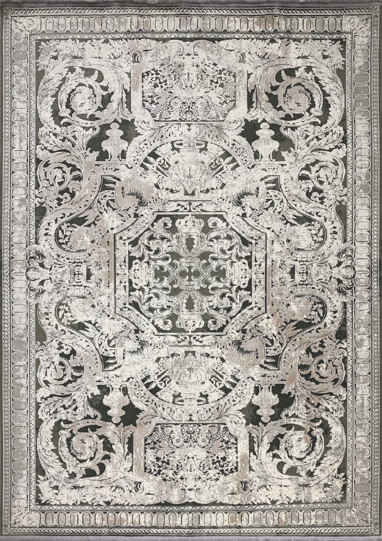 Ковер MONACO 1017 SMOKY GRAY WHITE CREAM в строительном магазине