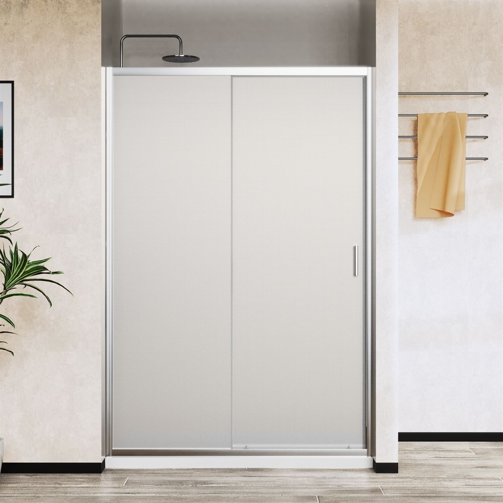 Душевая дверь Vincea City VDS-5CT120MT, 1200, хром, стекло текстурное в строительном магазине