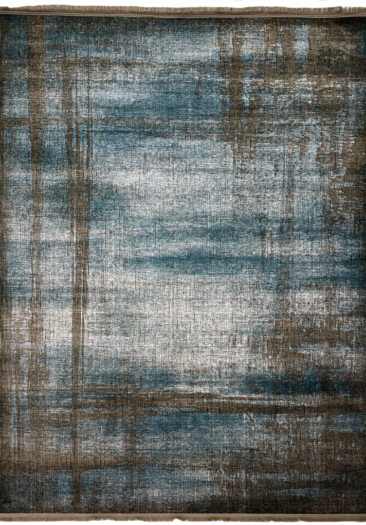 Ковер LAUVIN IR1357 TURQUOISE/BROWN в строительном магазине