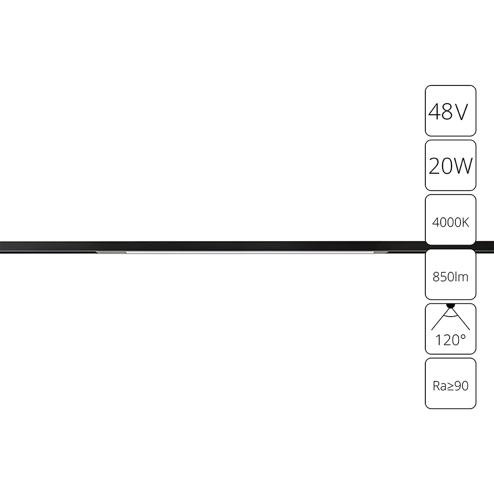 Магнитный трековый светильник Arte Lamp OPTIMA A7264PL-1BK в строительном магазине