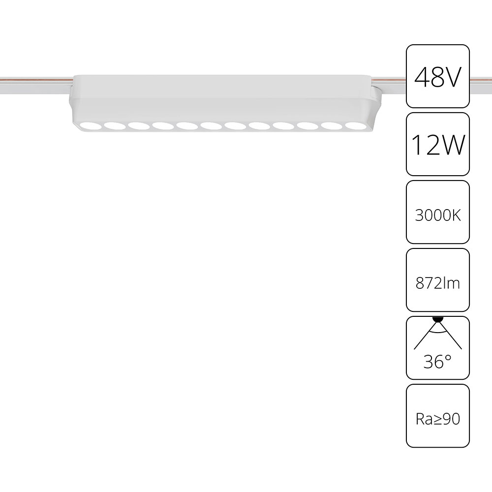Магнитный трековый светильник Arte Lamp RAPID A1154PL-1WH в строительном магазине