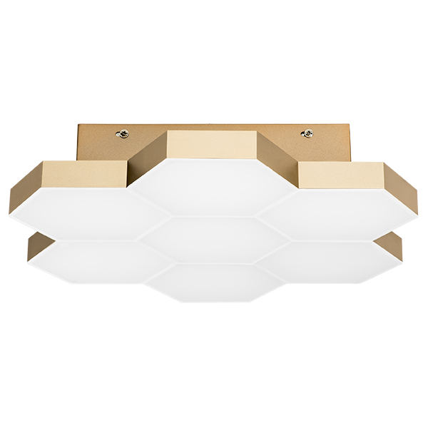 750071 Люстра потол FAVO LED-35W 1680LM Satin Gold 3000K в строительном магазине