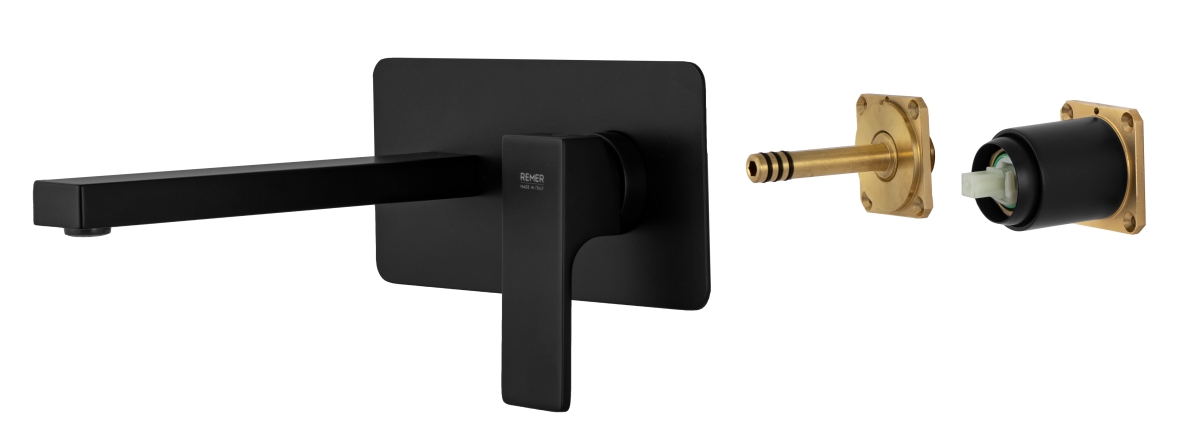 Смеситель для раковины Remer Absolute AU15KBNO, чёрный матовый в строительном магазине