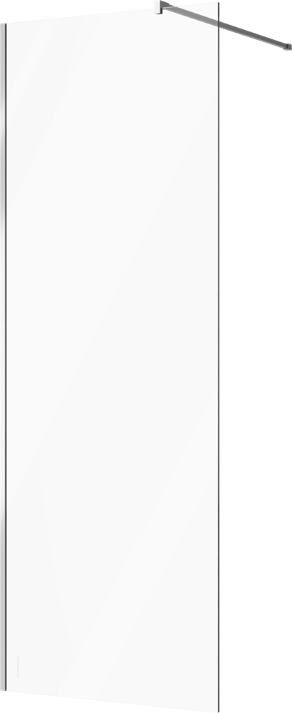 Душевая перегородка STWORKI Берген 80 см, профиль хром глянцевый, прозрачное стекло 583055 в строительном магазине