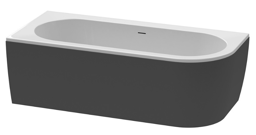 Экран для ванны фронтальный CEZARES SLIM CORNER-180-SCR-L-NERO в строительном магазине