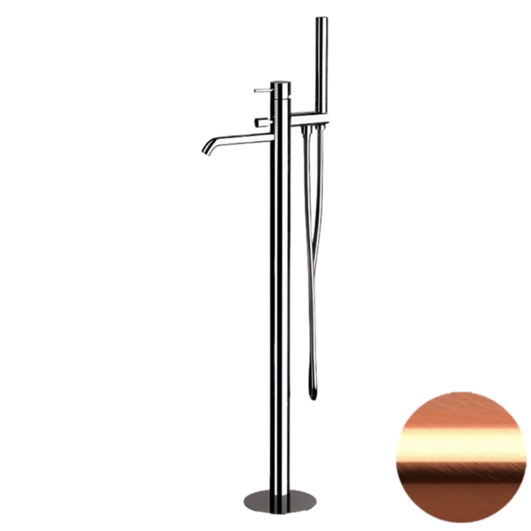 Смеситель для ванны Remer X Style X08RP, медь брашированная в строительном магазине