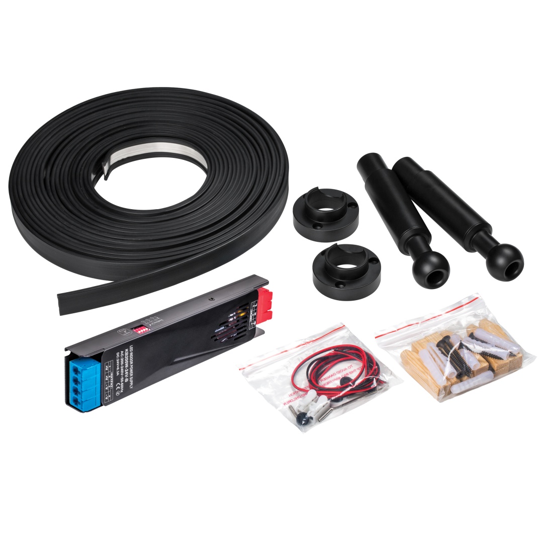 200CORDA10 Тросовая система CORDA 10м и блок питания на 200W (max мощность ленты 18.6W/метр) (418010+418990+424200) в строительном магазине