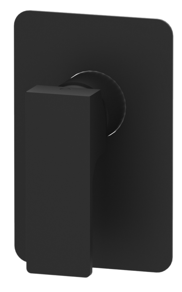 Смеситель для душа Remer Absolute AU30NO, чёрный матовый в строительном магазине