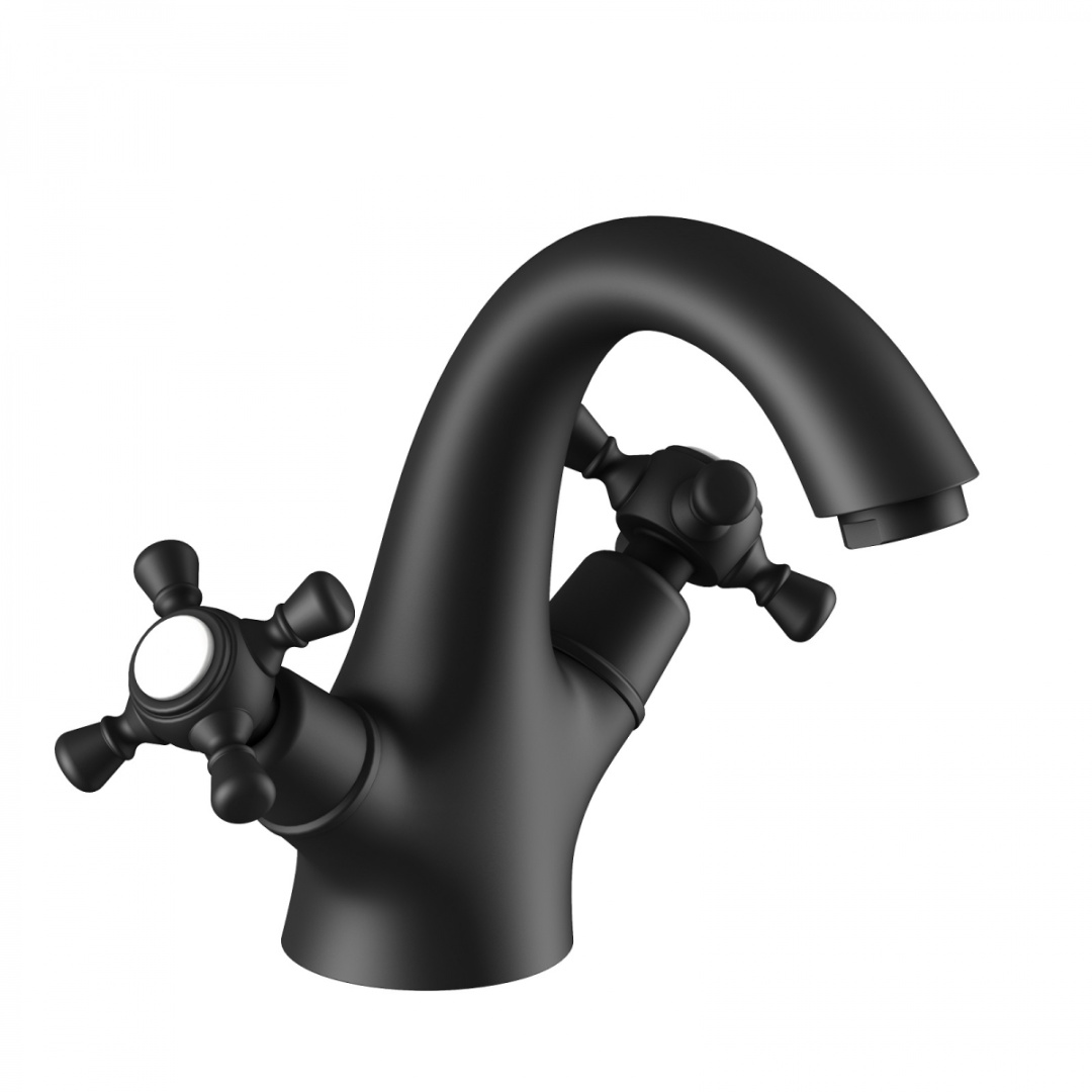 Смеситель для раковины Timo Nelson (1911/03F) черный в строительном магазине