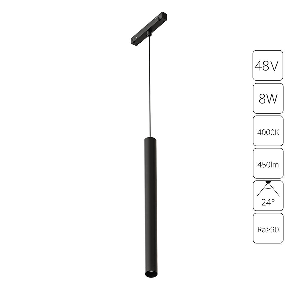 Магнитный трековый светильник Arte Lamp LINEA A4770SP-1BK в строительном магазине