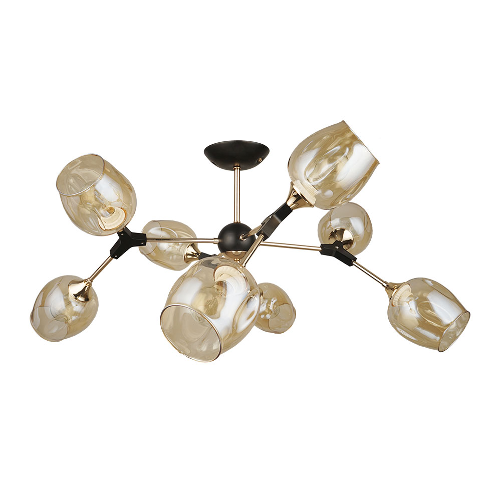 Люстра на штанге Arte Lamp SEPPIA A4211PL-8BK в строительном магазине