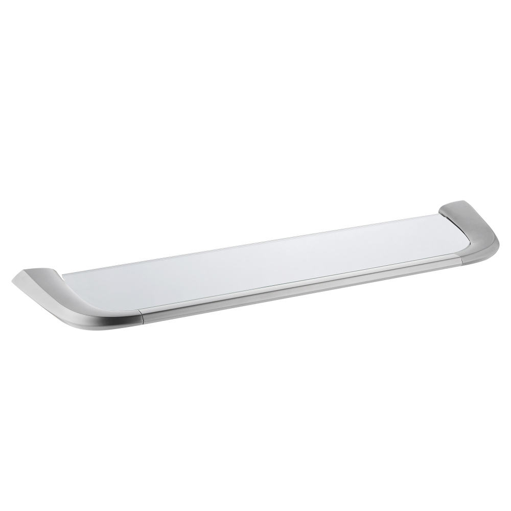 Полка стеклянная ABBER Nord AA1555SP сатин в строительном магазине