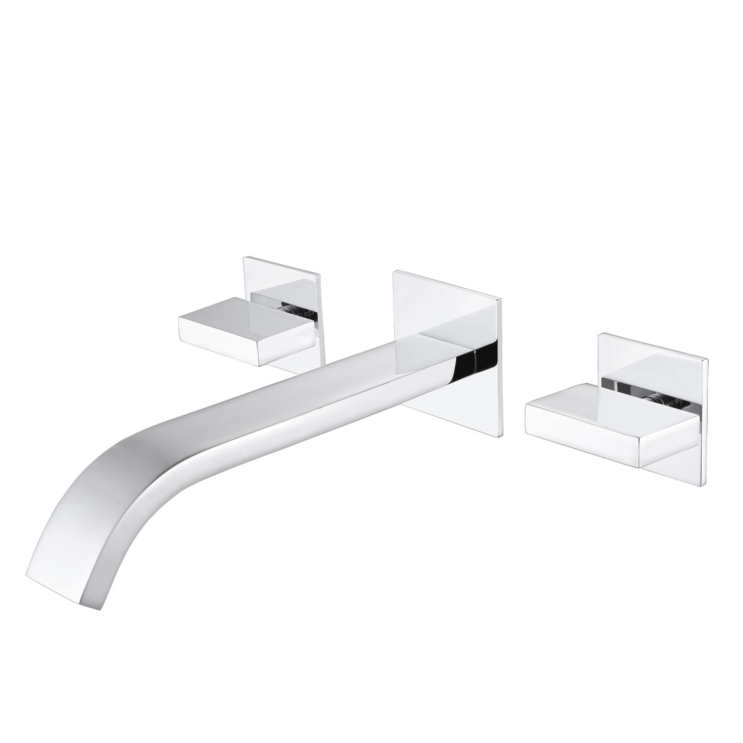 Смеситель ABBER Wasserfall AF8612 для раковины скрытого монтажа, хром в строительном магазине