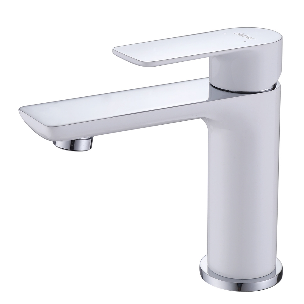 Смеситель ABBER Weiss Insel AF8010W для раковины, белый-хром в строительном магазине