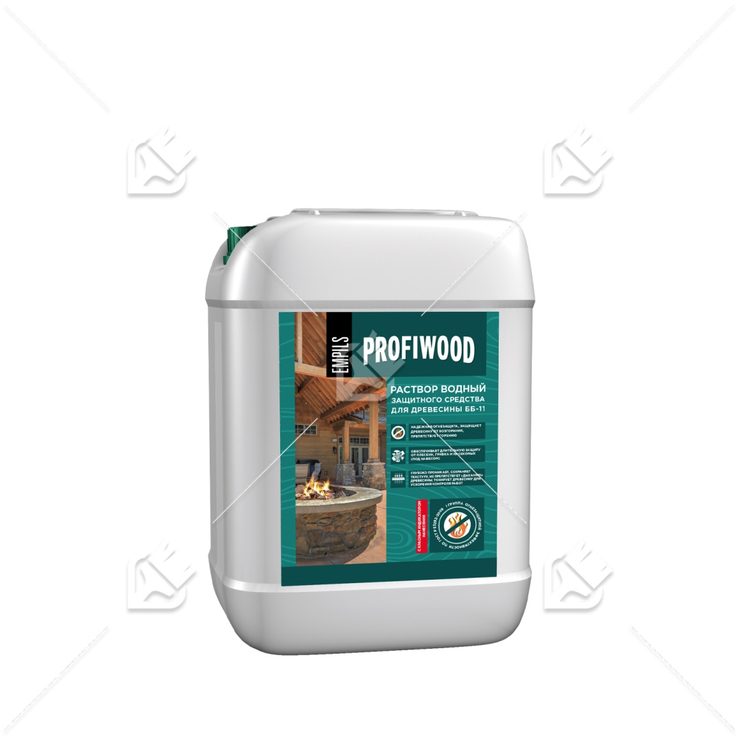 Состав огнезащит для дерева Profiwood ББ-11 1 группа 10л