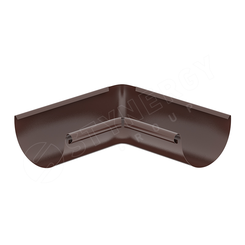 Угол желоба 90° внутренний Stynergy ПРЕМИУМ PU 125/90 RAL 8017