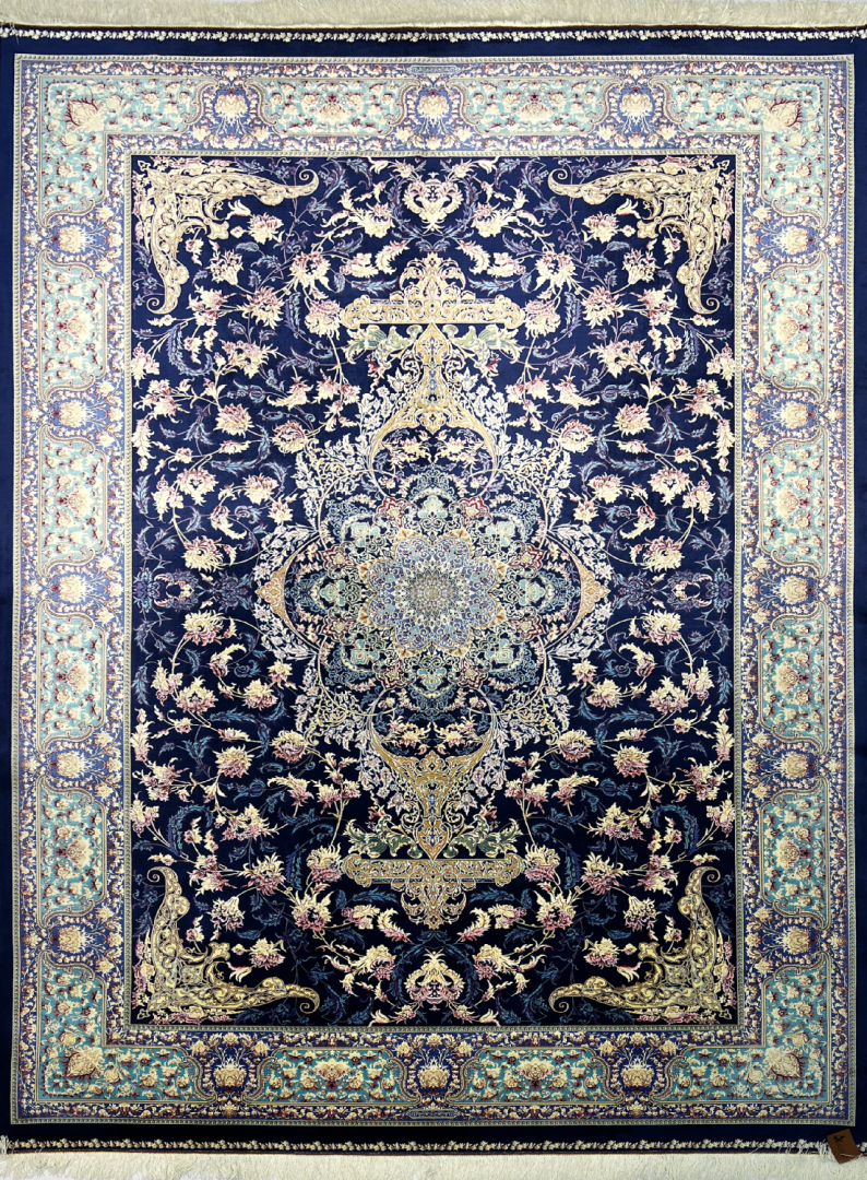 Авторский ковер 5591 DARK BLUE NAVY BLUE в строительном магазине