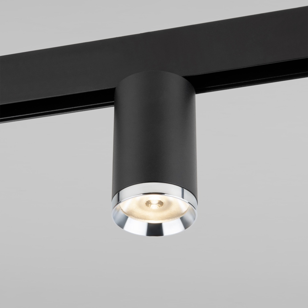 Трековый светильник Slim Magnetic R06 10W 4200K Ringe черный/серебро 85506/01 в строительном магазине