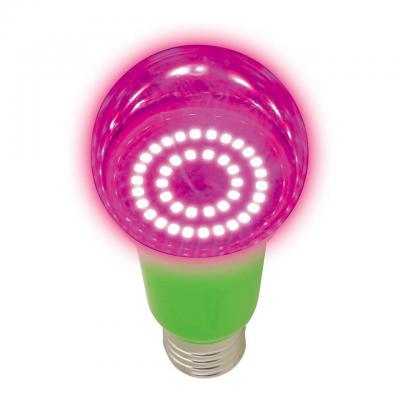 Лампа светодиодная для растений Uniel E27 8W прозрачная LED-A60-8W/SPSB/E27/CL PLP30GR UL-00004581 в строительном магазине