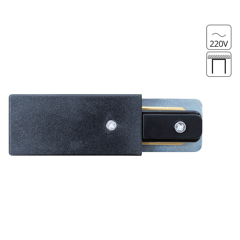 Коннектор-токопровод для шинопровода Arte Lamp TRACK ACCESSORIES A160206 в строительном магазине