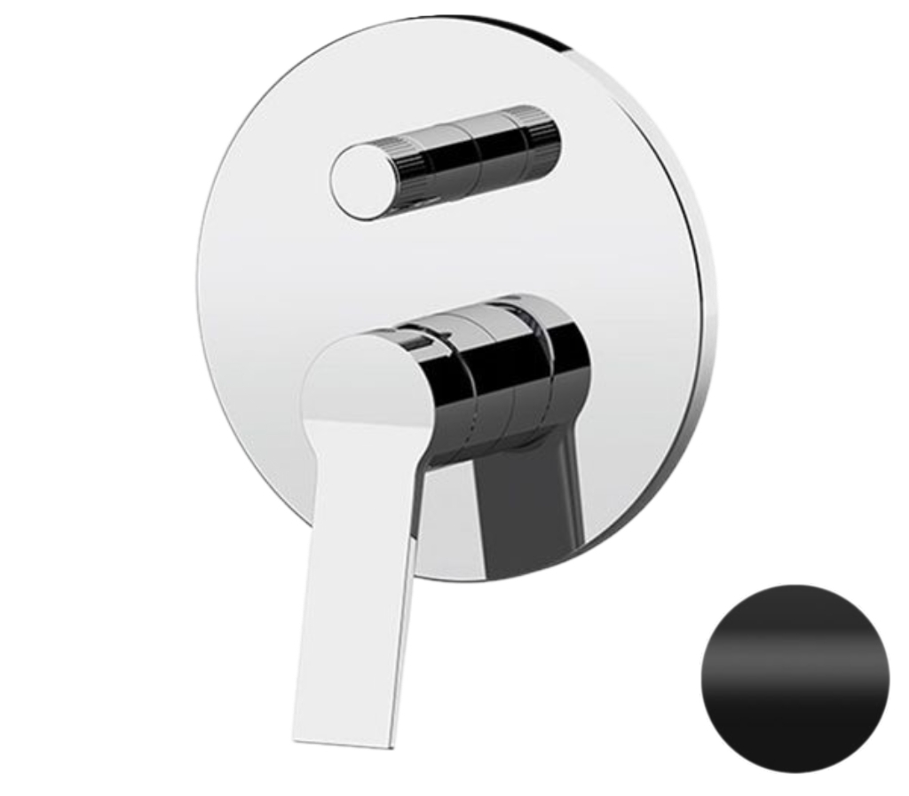 Смеситель для душа Remer Slash SL09HNO, черный матовый в строительном магазине