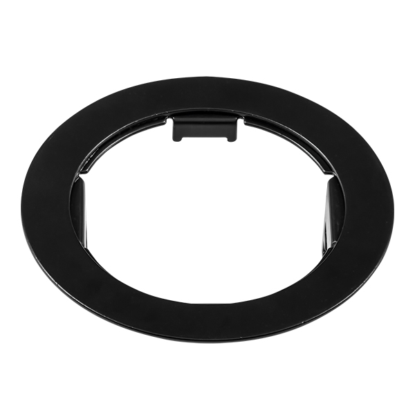 214617 Рамка DOMINO ROUND МR16 ЧЕРНЫЙ в строительном магазине