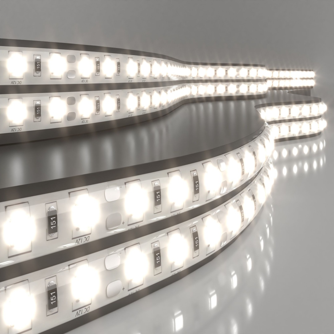 Светодиодная лента 12 В 14,4 Вт/м 60 Led/м 5050 IP65, дневной белый 4200К, 5 м Лента светодиодная 12V 14,4W 60Led 5050 IP65 дневной белый, 5м в строительном магазине