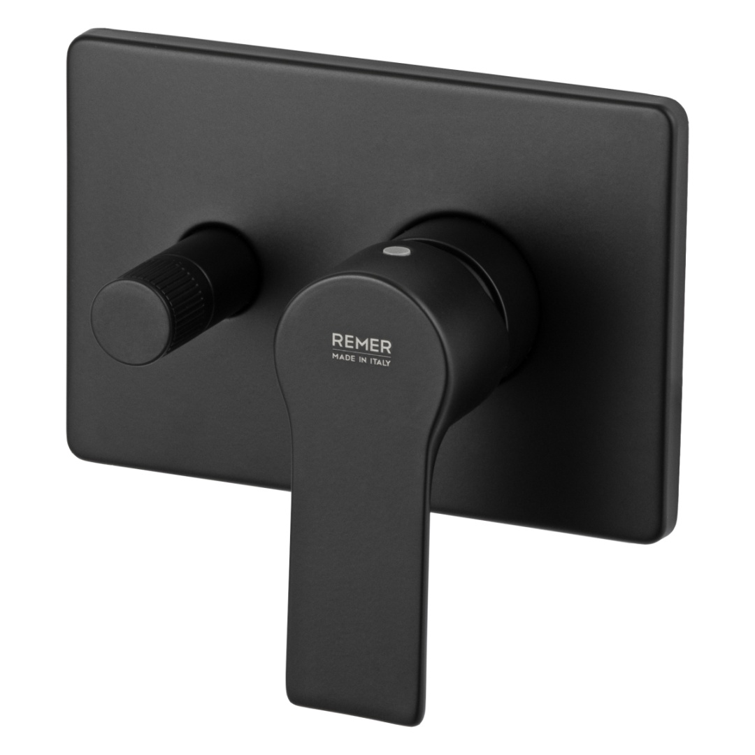 Смеситель для душа Remer Energy EY09HRGNO, черный матовый в строительном магазине
