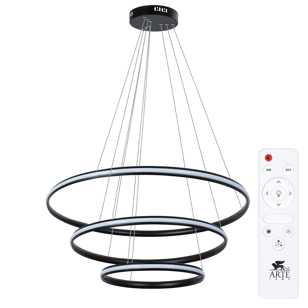 Подвесная люстра Arte Lamp MERIDIANA A2198SP-3BK в строительном магазине