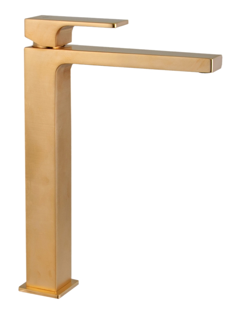 Смеситель для раковины Remer Absolute AU11LBG, золото брашированное в строительном магазине