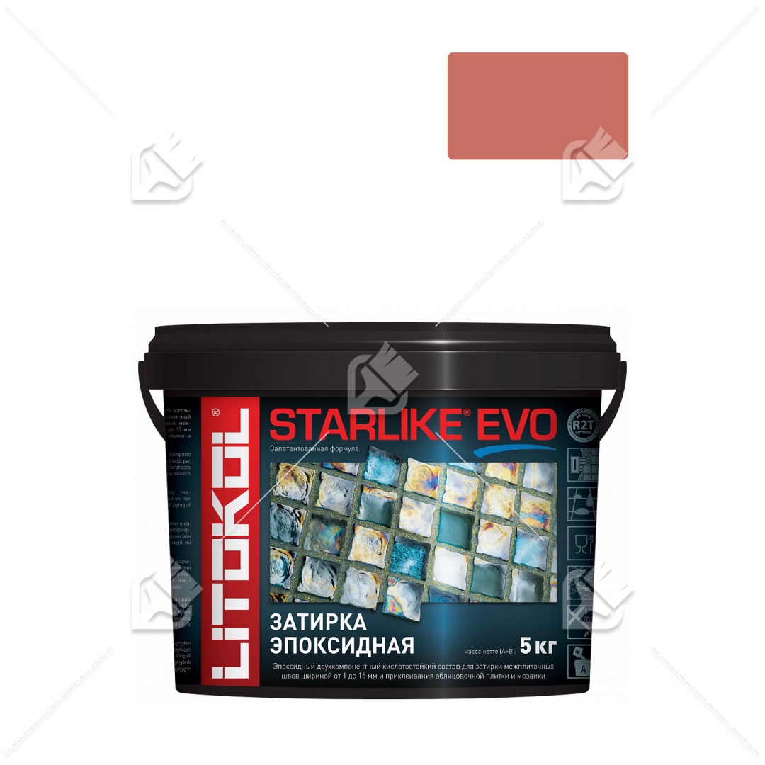 Затирка Litokol Starlike Evo S.580 кирпичный 5кг