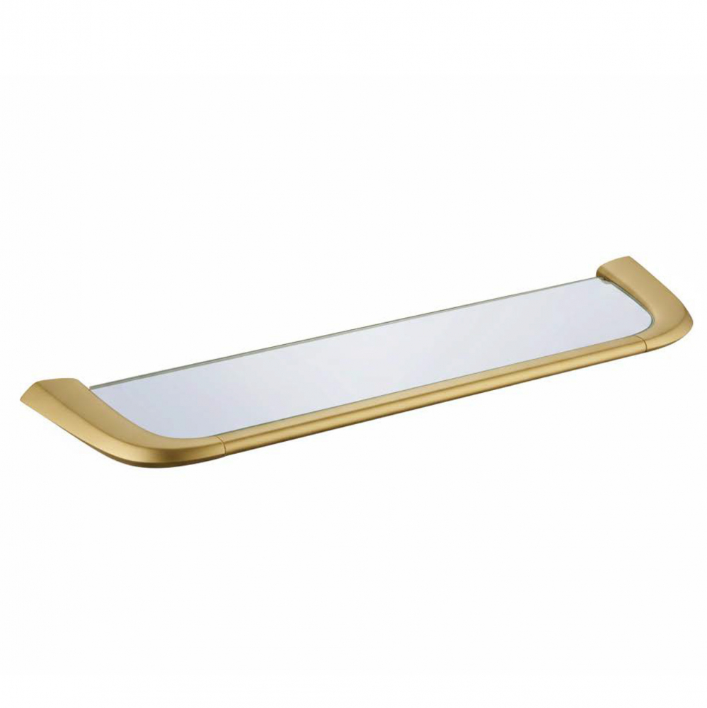 Полка стеклянная ABBER Nord AA1555G золото матовое в строительном магазине