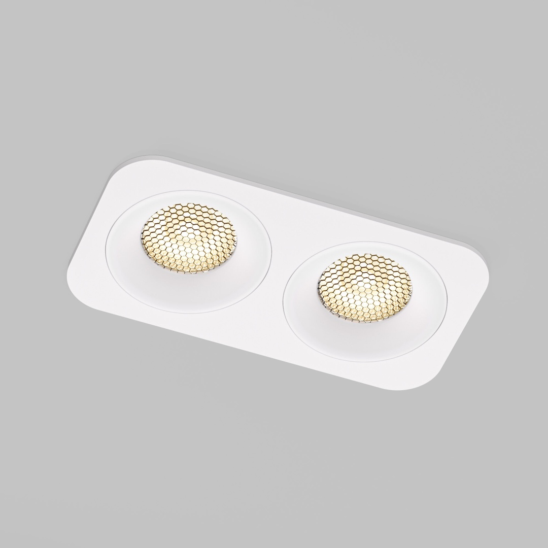 Светильник встраиваемый светодиодный Tetro 20W 3000K белый IP44 15277/LED в строительном магазине