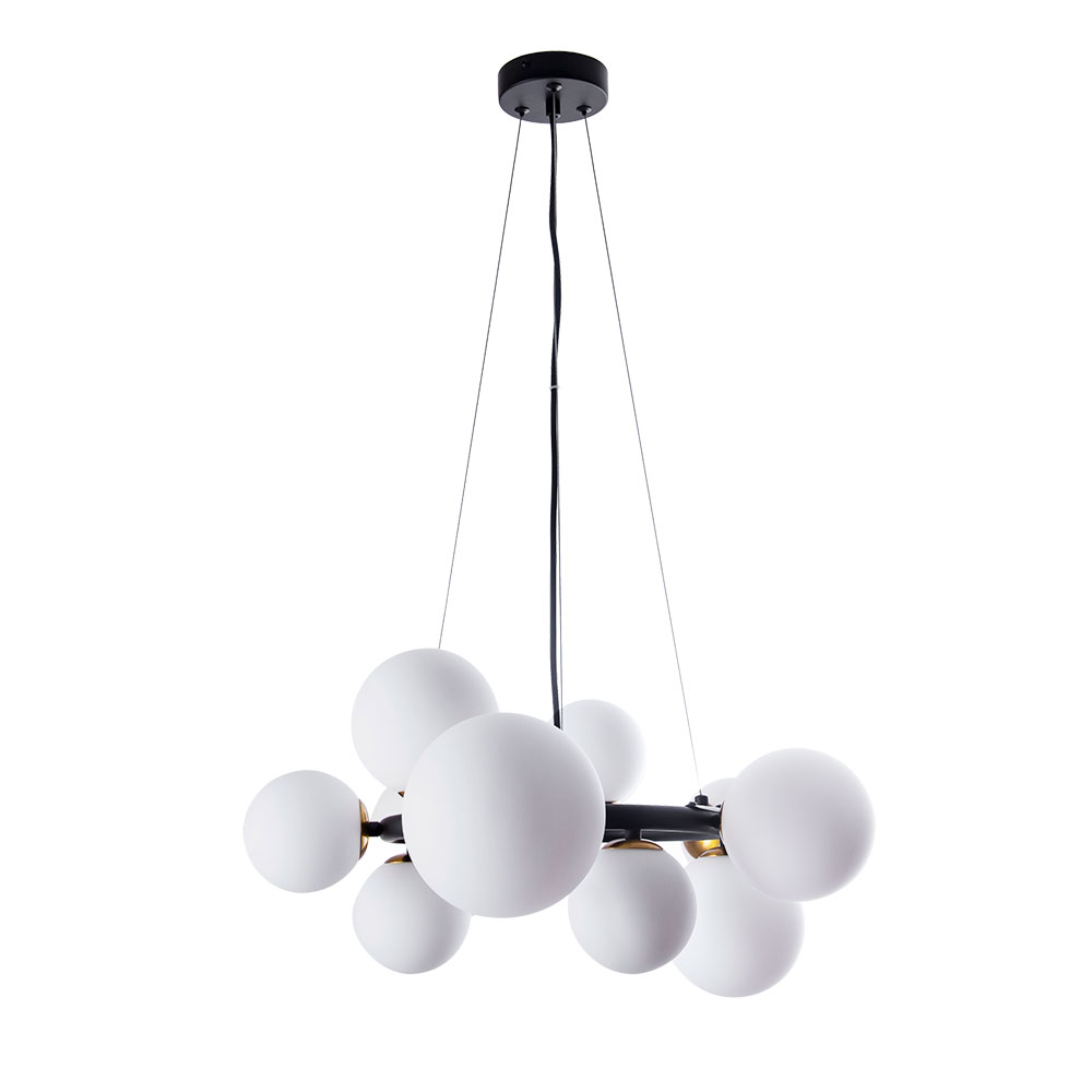 Подвесная люстра Arte Lamp GEMINI A2243SP-10BK в строительном магазине