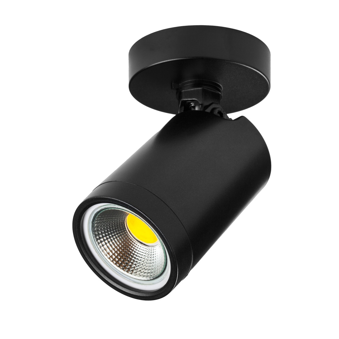 213407 Светильник PVC д/LED-ламп 9402xx GU10 RULLO ЧЕРНЫЙ в строительном магазине