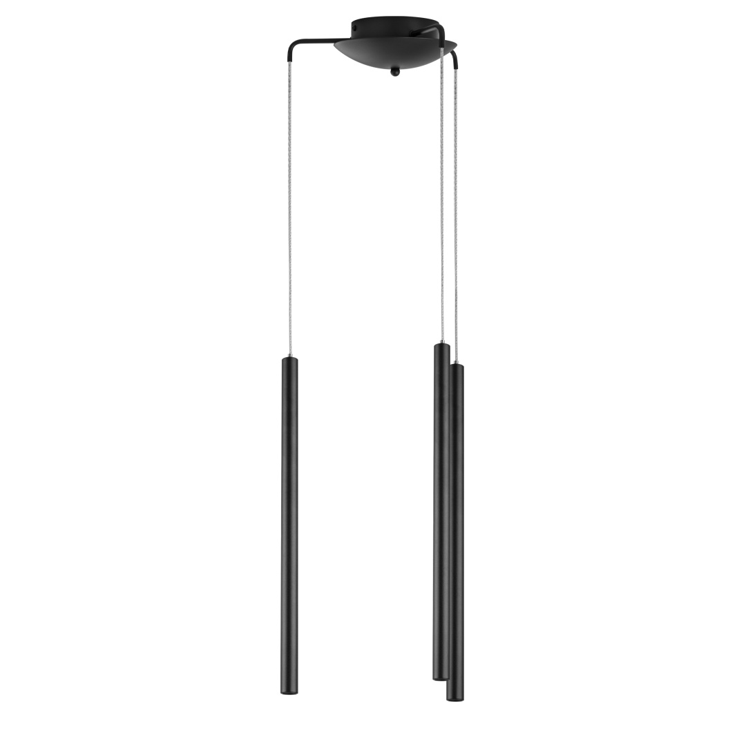 L5T747237 Люстра TUBO LED 25W 1500LM 25G ЧЕРНЫЙ 3000K (574727+ 747237 (5шт) в строительном магазине