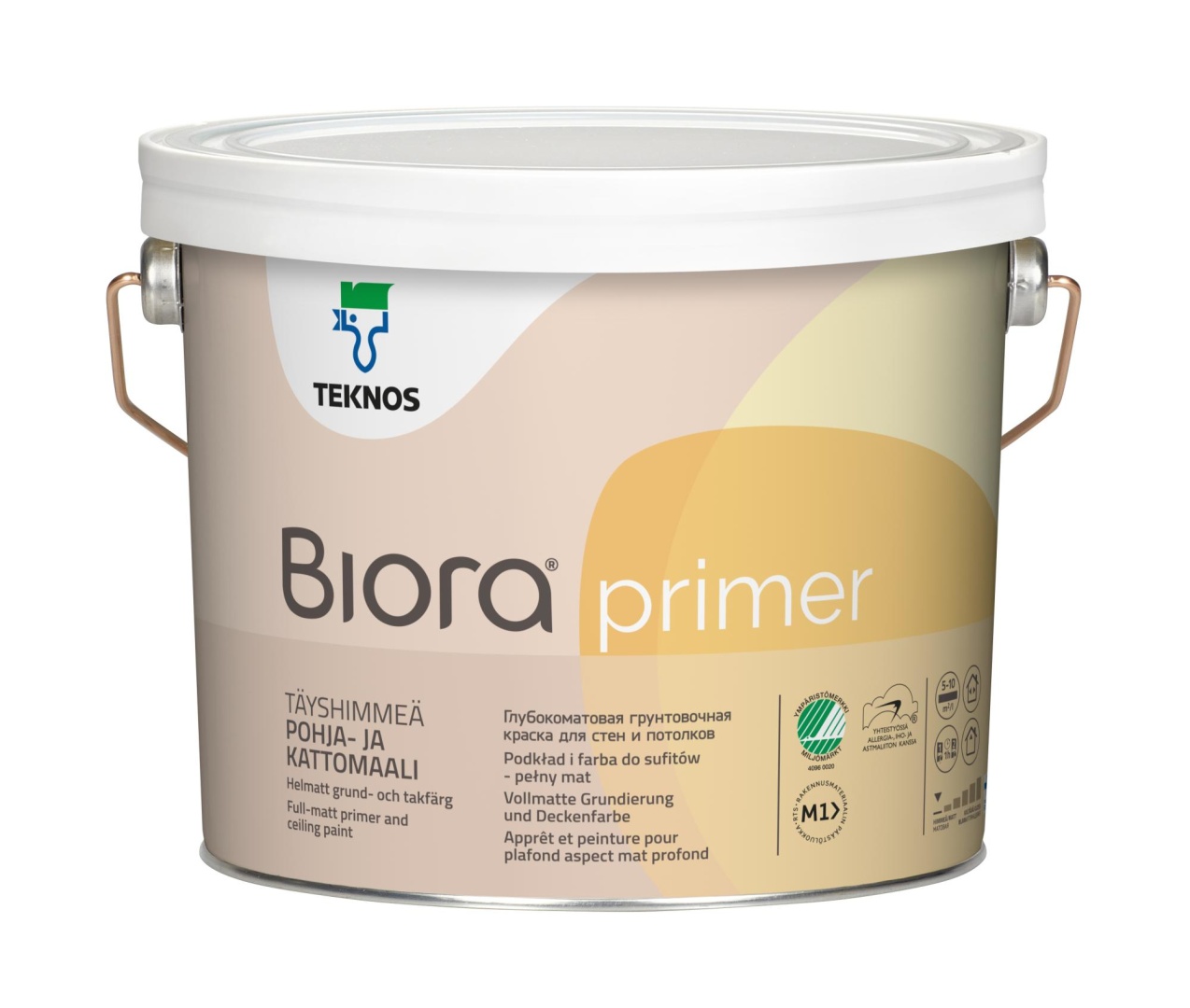 Краска для стен и потолков TEKNOS BIORA PRIMER (Текнос Биора Праимер) Грунтовочная 0,9л