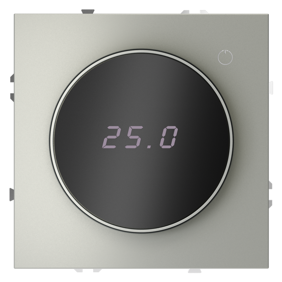 Терморегулятор электронный VOLTUM S70 с индикацией и датчиком, для теплого пола, (сталь) в строительном магазине