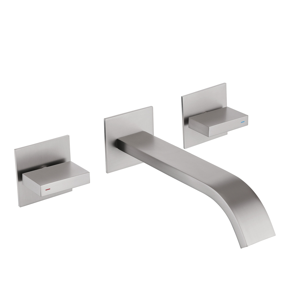 Смеситель ABBER Wasserfall AF8612SP для раковины скрытого монтажа, сатин в строительном магазине