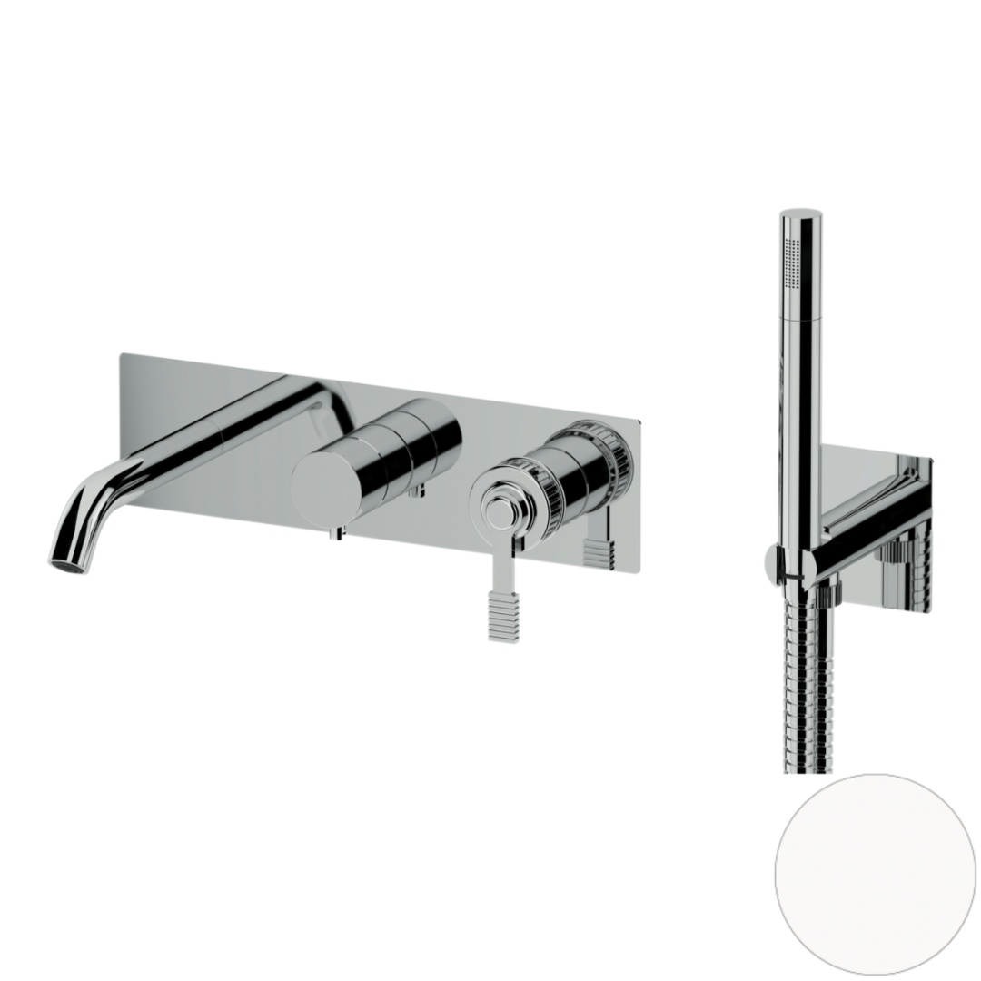 Смеситель для ванны Remer Atelier AL53D2BO, белый матовый в строительном магазине