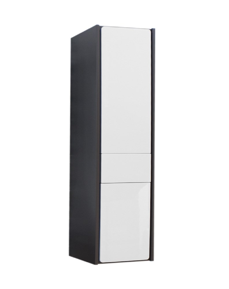 Шкаф-пенал Roca Ronda R белый глянец/антрацит ZRU9302967 в строительном магазине