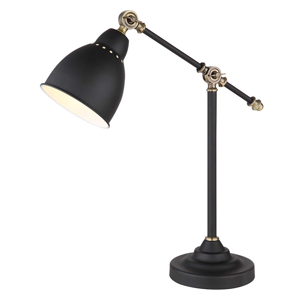 Офисная настольная лампа Arte Lamp BRACCIO A2054LT-1BK в строительном магазине
