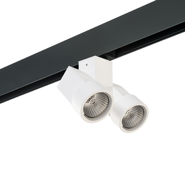 PRO051036 Светильник д/1-фазн трека ILLUMO HP16X2 БЕЛЫЙ (595027+051036) в строительном магазине