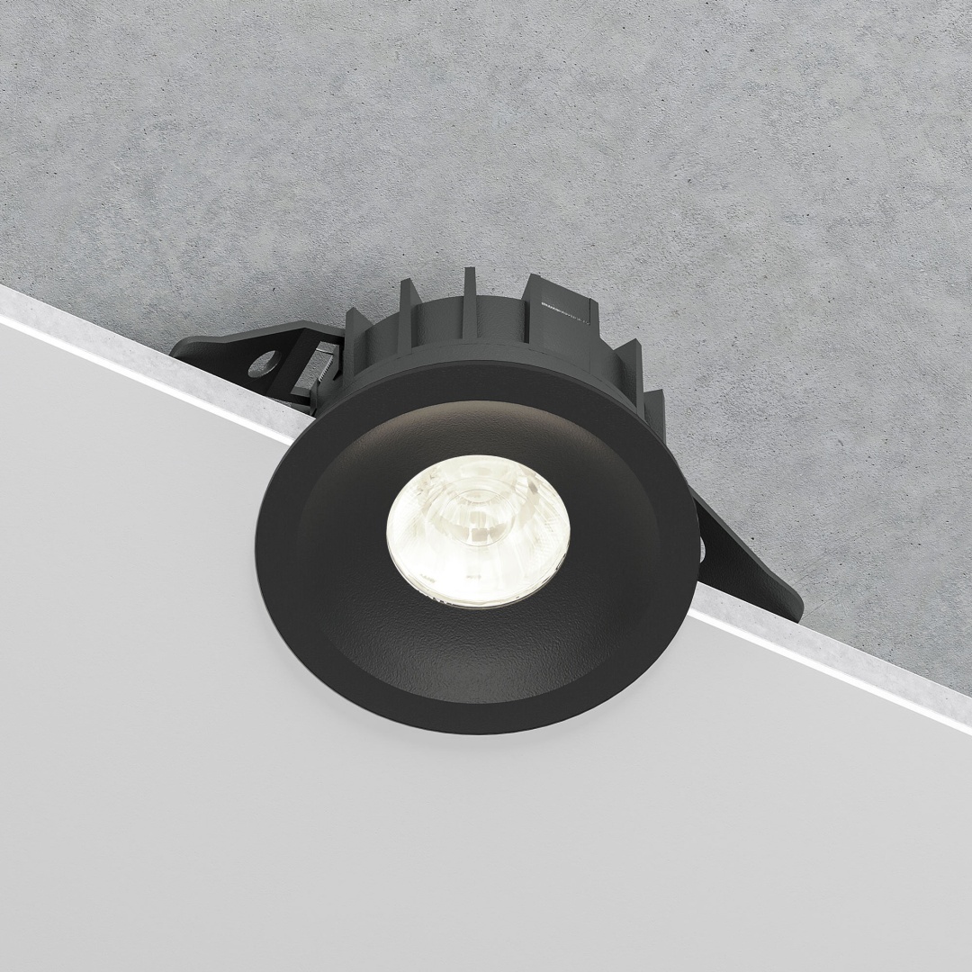 Светильник встраиваемый светодиодный Combi 10W 4000K черный 25067/LED в строительном магазине