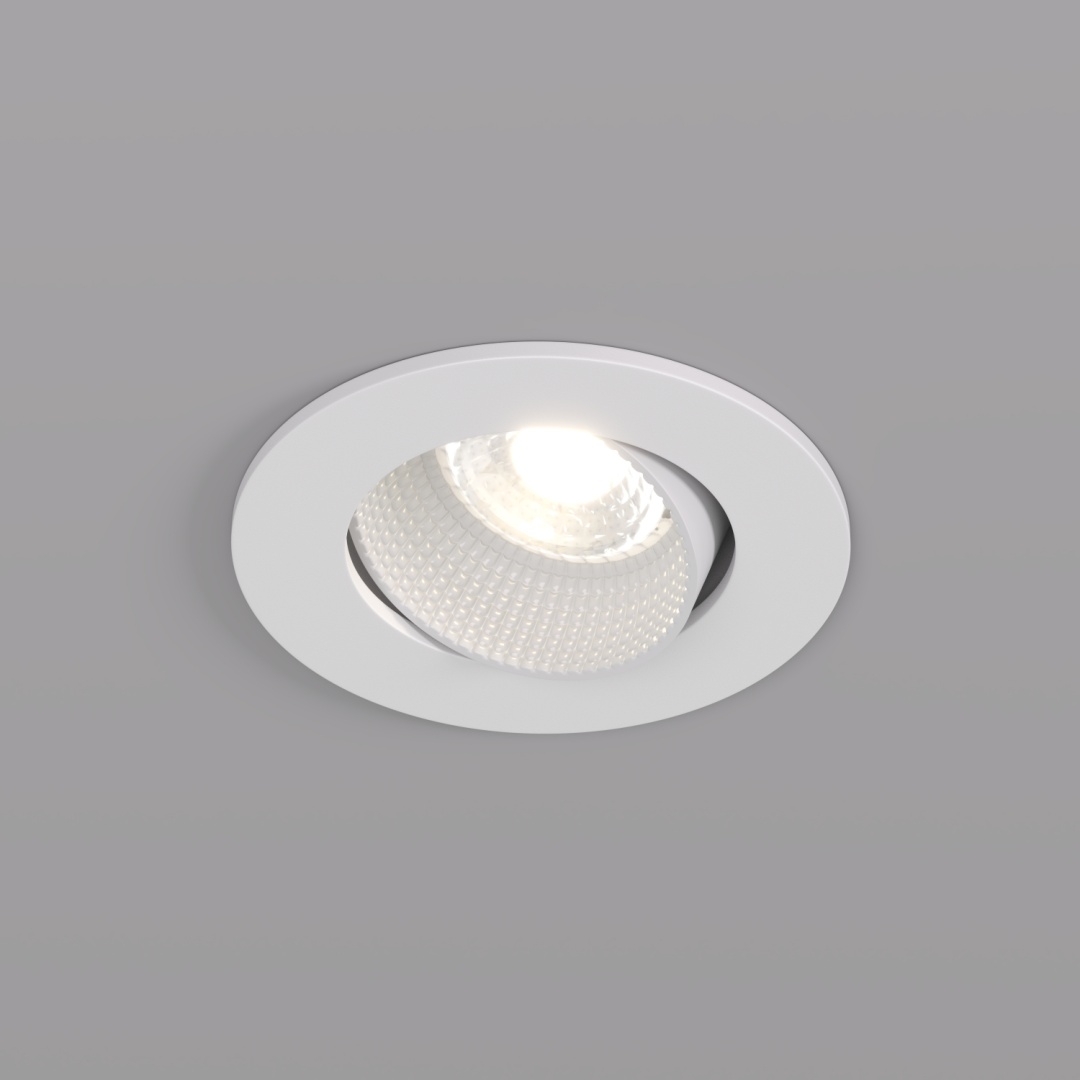 DK3061-WH Встраиваемый светильник, IP 20, 10 Вт, GU5.3, LED, белый/белый, пластик в строительном магазине