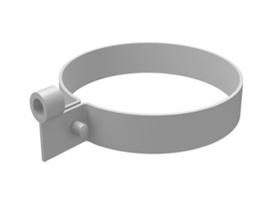 Хомут трубы ПВХ Grand Line Стандарт белый