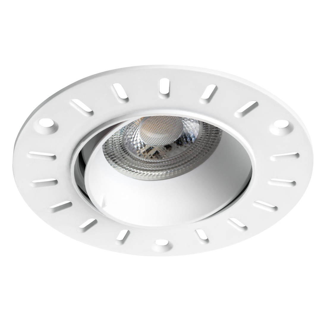 012006 Рамка (светильник) PVC д/LED-модулей 941хх и LED-ламп D50мм ANELLO ROUND БЕЛЫЙ в строительном магазине
