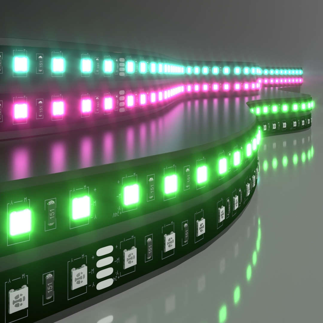 Светодиодная лента 24 В 14,4 Вт/м 60 Led/м 5050 IP20, RGB, Black, 5 м Лента светодиодная 24V 14,4W 60Led 5050 IP20 RGB, Black, 5м в строительном магазине